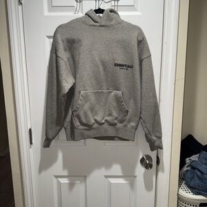 Essentials Dark Oatmeal Hoodie